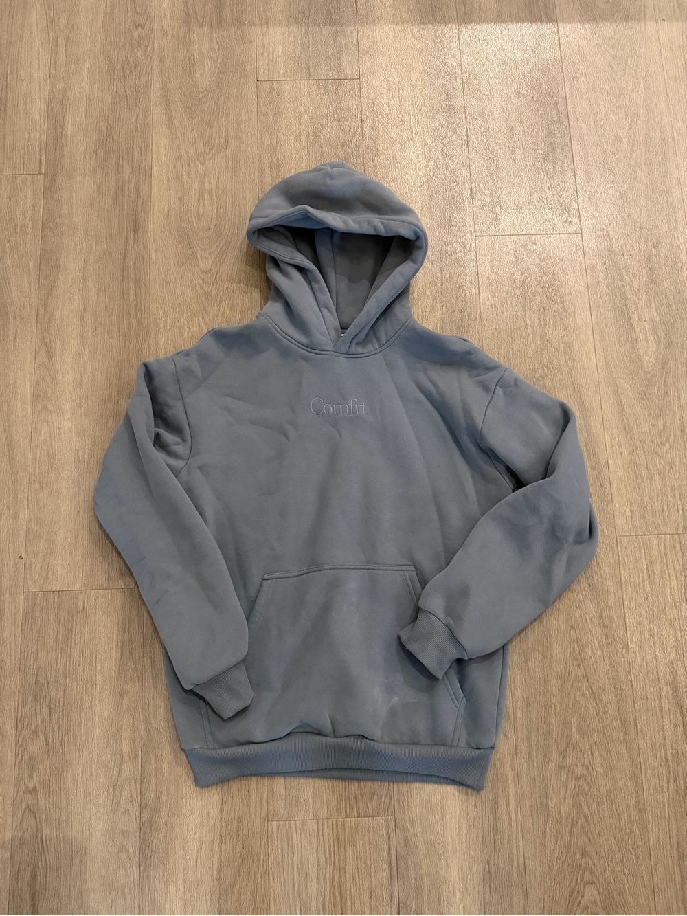 Comfrt Slate Blue Hoodie
